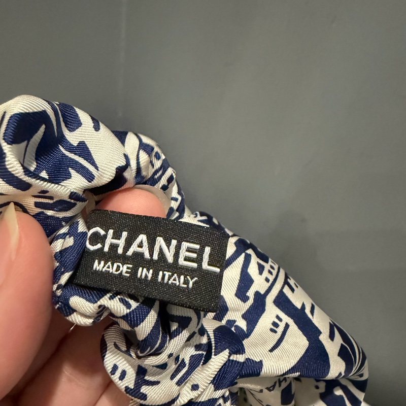 Chanel 香奈兒 3ways 絲巾髮圈 髮束 髮帶 髮飾-21