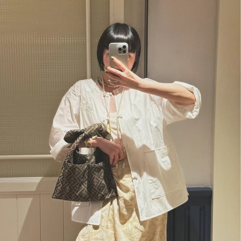 全新全配❤️ fendi #老花 #hobo #托特包 秀款 #便當包-5