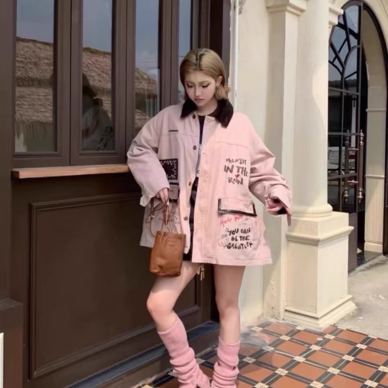 全新全配❤️ miumiu #水桶包 #做舊牛皮 #焦糖棕 #可可棕-4