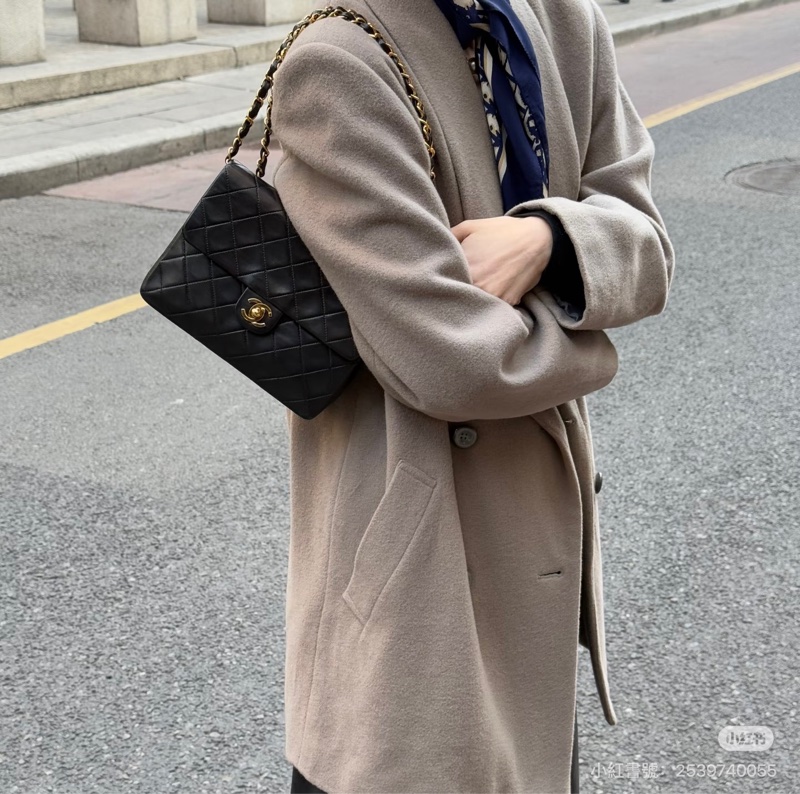 24k金絕版收藏🌟 #香奈兒 #黑金 #vintage #方胖子 #大方胖20cm-2