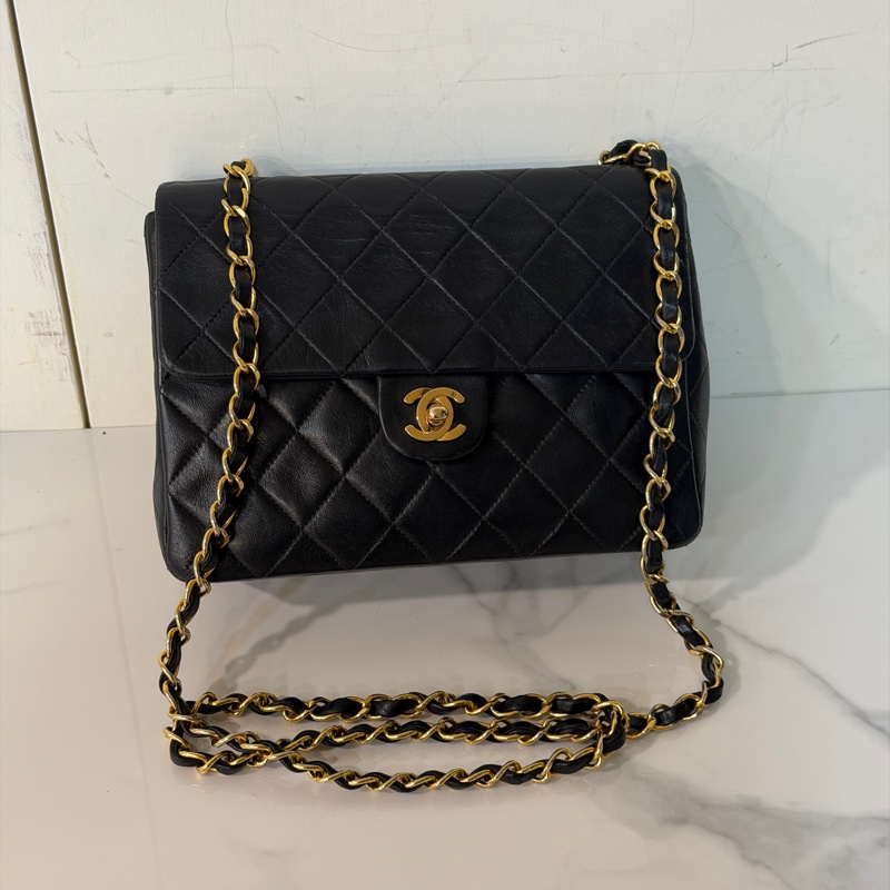 24k金絕版收藏🌟 #香奈兒 #黑金 #vintage #方胖子 #大方胖20cm-4