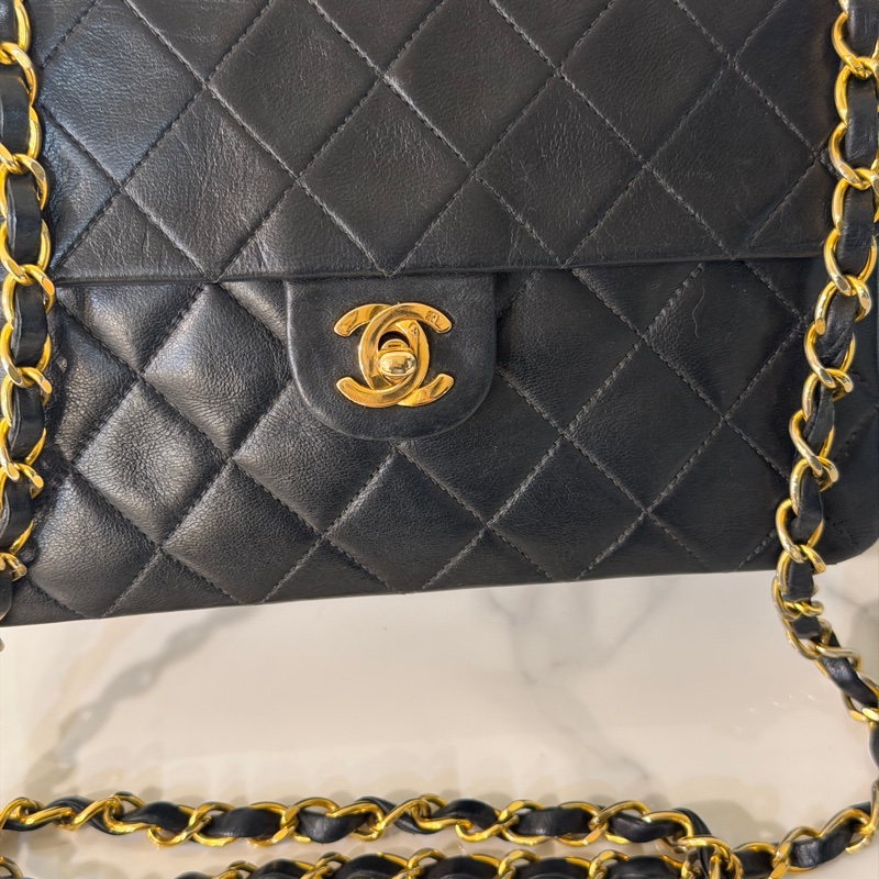 24k金絕版收藏🌟 #香奈兒 #黑金 #vintage #方胖子 #大方胖20cm-5