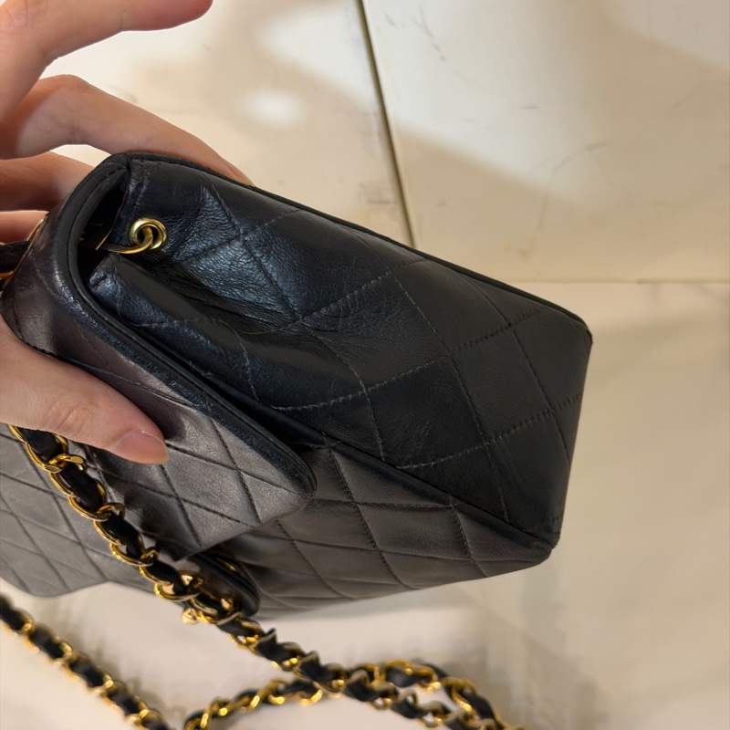 24k金絕版收藏🌟 #香奈兒 #黑金 #vintage #方胖子 #大方胖20cm-11