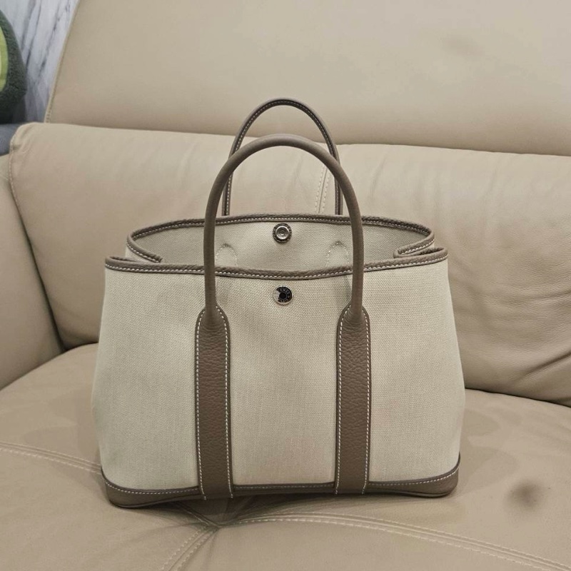 閒置全配🈶購證❤️ 愛馬仕 #gardenparty #花園30 #冰川白 #大象灰-5