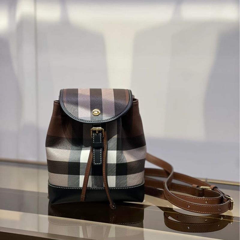 全新🈶購證❤️ burberry #格紋 #小書包 #雙肩包 #後背包-2