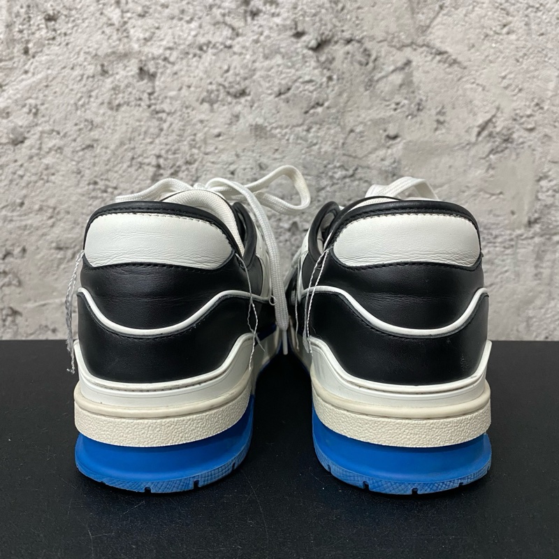 Louis Vuitton lv Trainer男鞋黑籃鞋子 碼數7=41.5-3