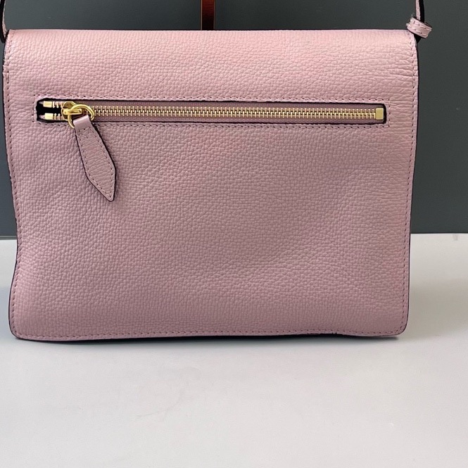 Burberry巴寶莉格紋拼皮郵差單肩斜挎包尺寸23*19*6cm-1