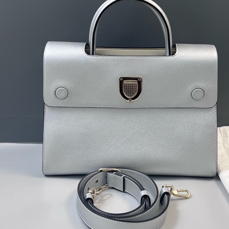 98新Dior迪奧diorever盾牌手提單肩包 尺寸30*22*15cm-0