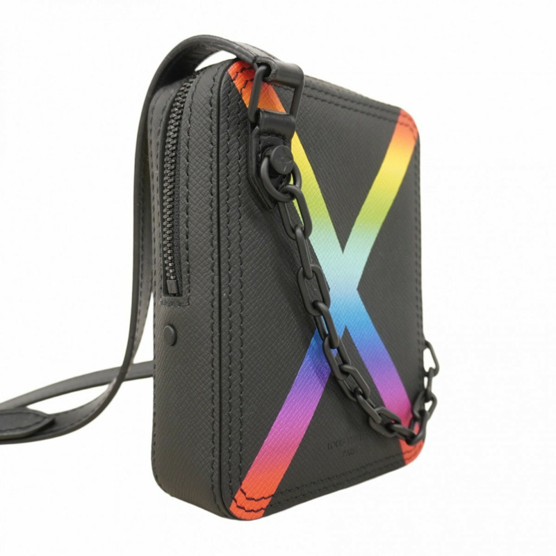 路易威登 Taiga Rainbow Danube 手袋/斜背包 M30332 多色 Noir 男士-1