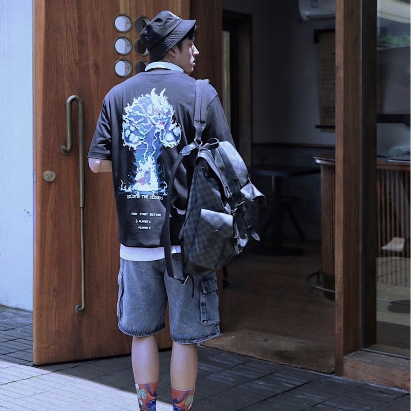 S級 99成新 LV Christopher石墨色棋盤格雙肩包-7