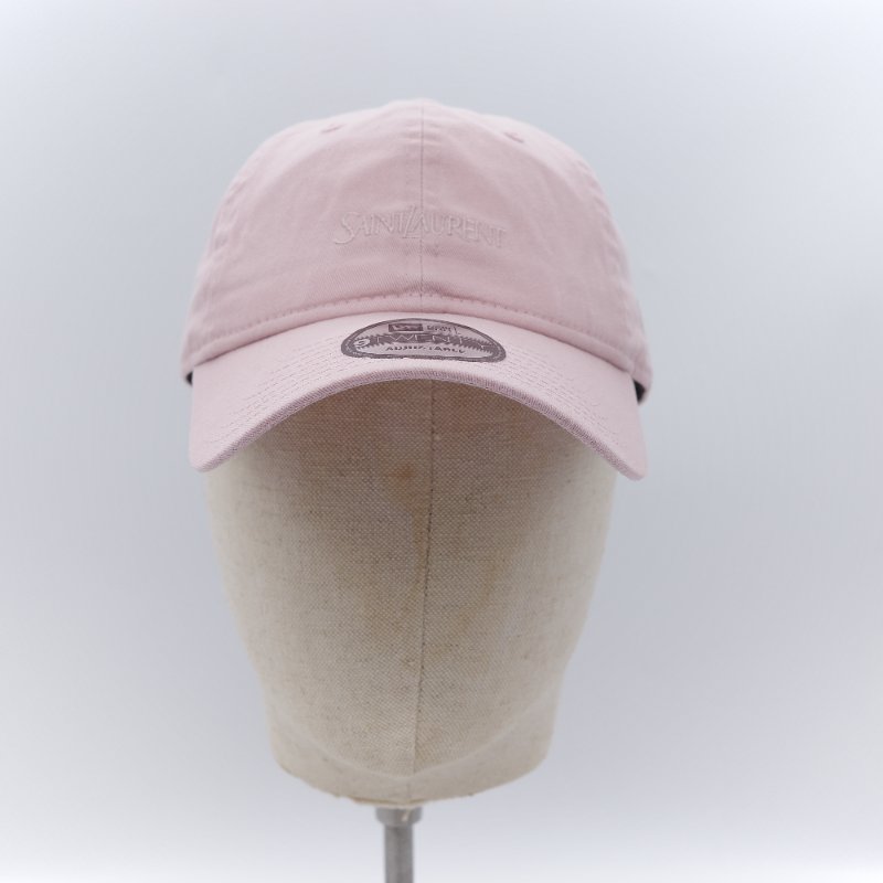 Saint Laurent 聖羅蘭 X New Era 聯名 9Twenty 粉紅色 棉質刺繡 棒球帽-2