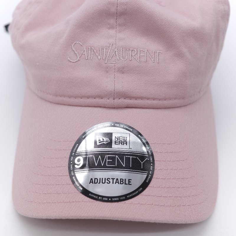 Saint Laurent 聖羅蘭 X New Era 聯名 9Twenty 粉紅色 棉質刺繡 棒球帽-8