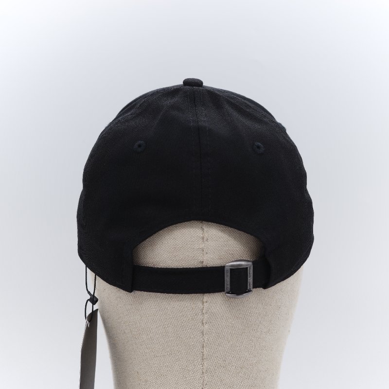Saint Laurent 聖羅蘭 彩色logo刺繡 黑色棉質 棒球帽-4