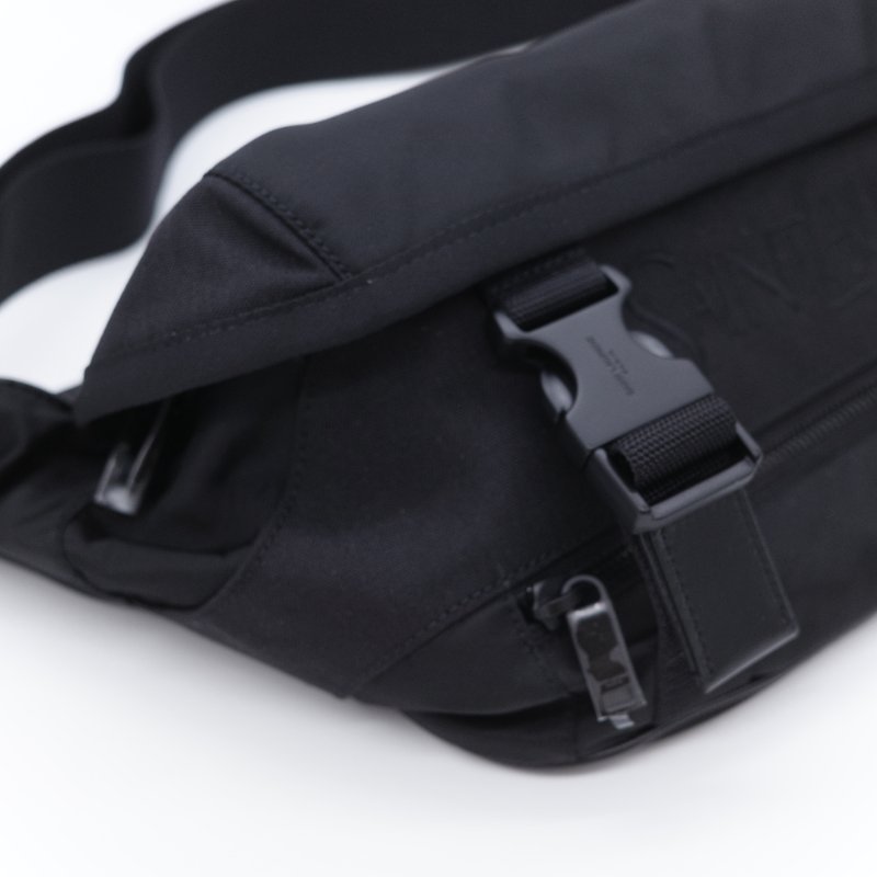 Saint Laurent 聖羅蘭 Bodybag 黑色 尼龍機能 腰包 胸包-6