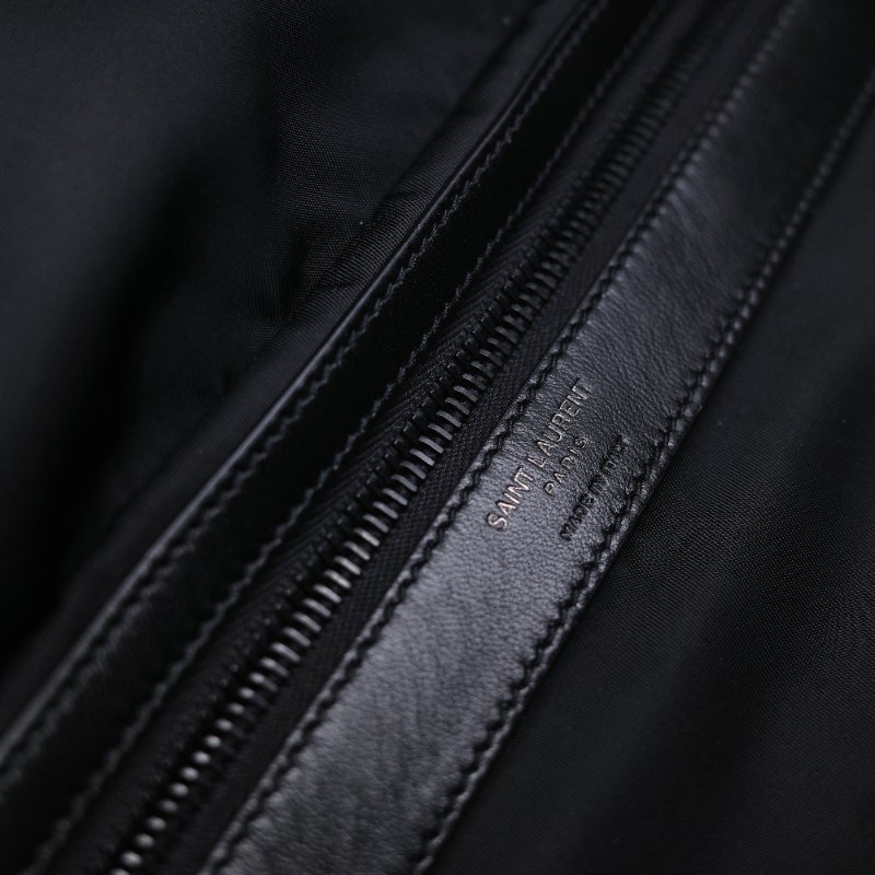 Saint Laurent 聖羅蘭 Bodybag 黑色 尼龍機能 腰包 胸包-17