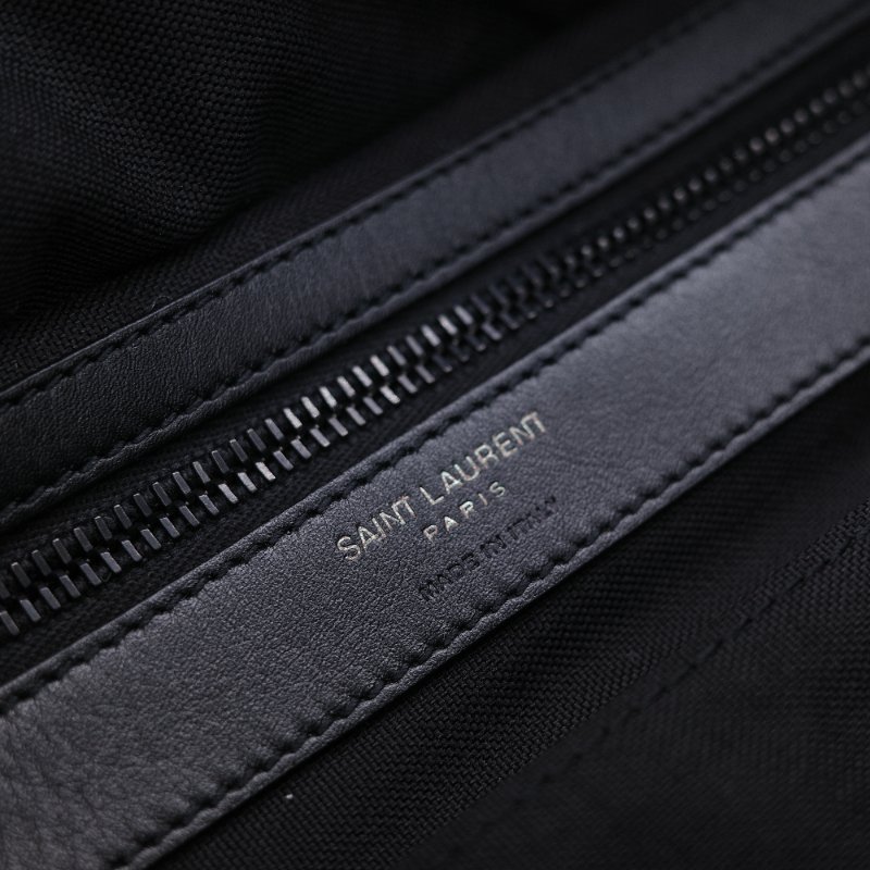 Saint Laurent 聖羅蘭 Bodybag 黑色 漆皮機能 腰包 胸包-16