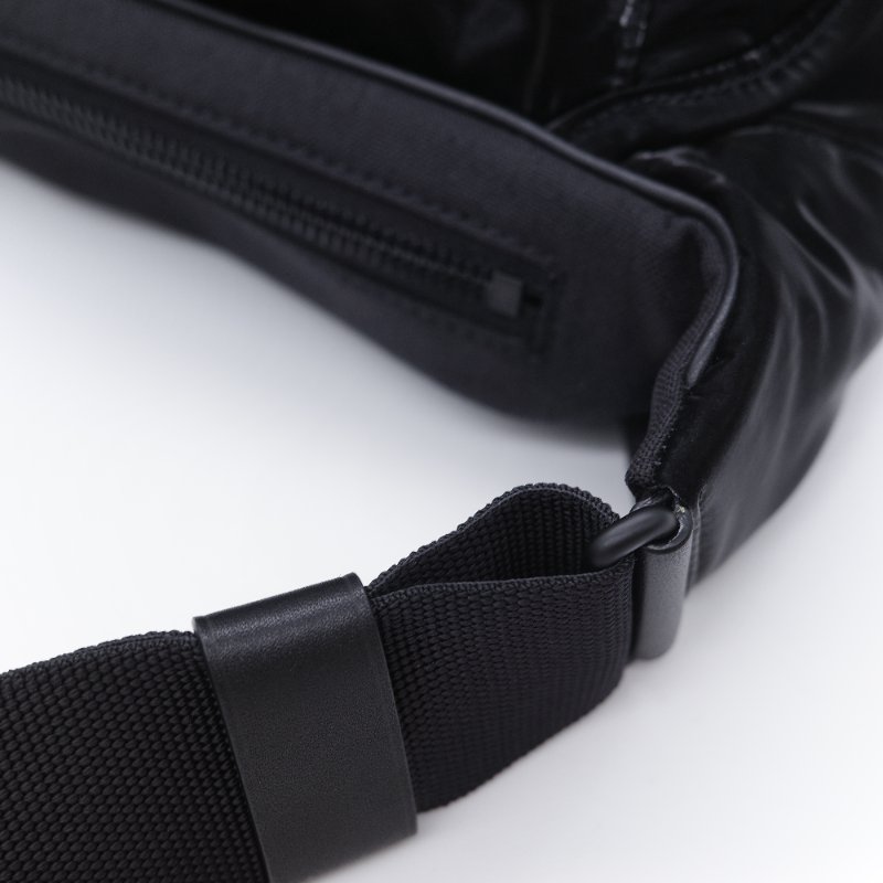 Saint Laurent 聖羅蘭 Bodybag 黑色 漆皮機能 腰包 胸包-20