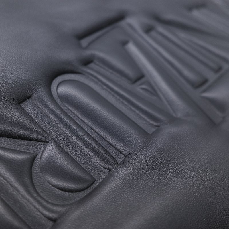 Saint Laurent 聖羅蘭 Puffer logo 黑色 壓花羊皮 托特包 肩背包-10