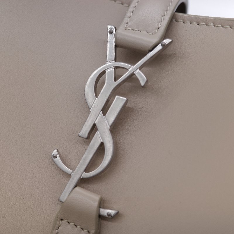 Saint Laurent 聖羅蘭 Le 37 米色 Queens 小牛皮 小型水桶包-12