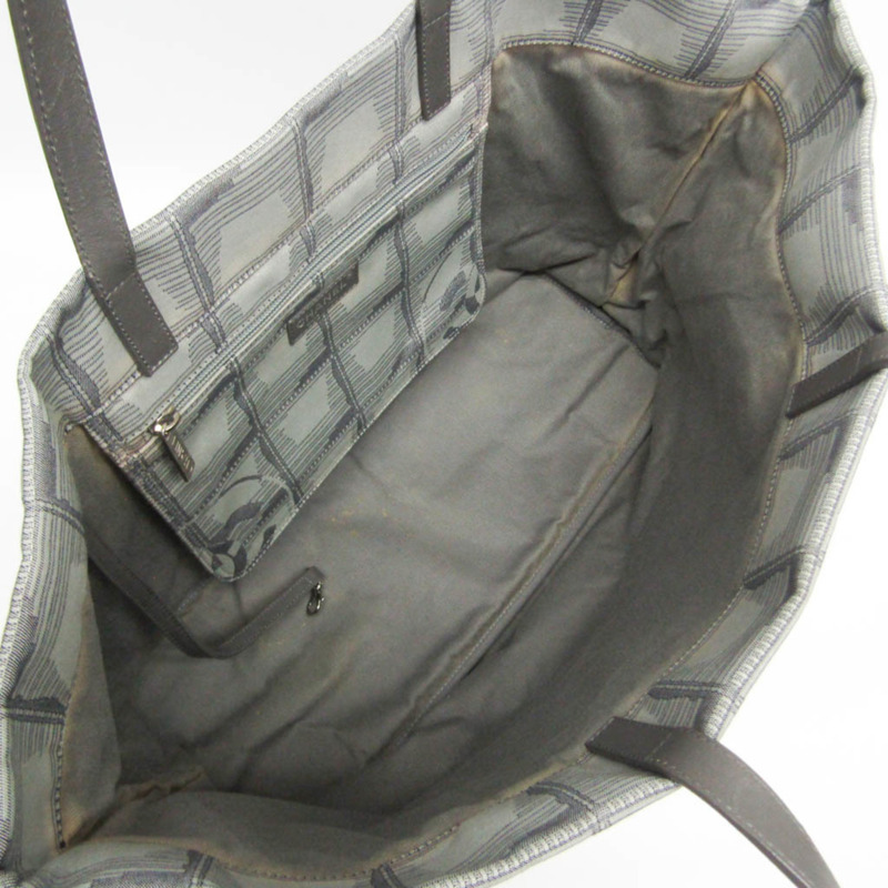 香奈兒新旅行系列女士尼龍帆布手提包 灰色、粉紅色-3