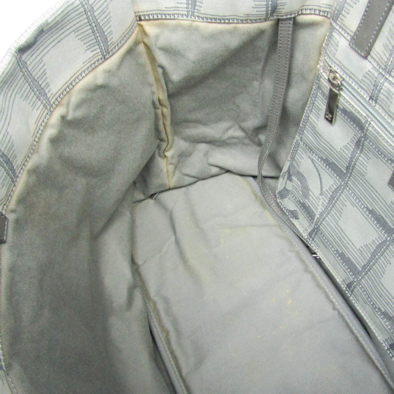 香奈兒新旅行系列女士尼龍帆布手提包 灰色、粉紅色-11