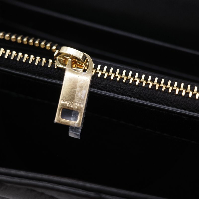 Saint Laurent 聖羅蘭 Cassandre Matelasse 黑色小羊皮 信封翻蓋 鏈條斜背包-22