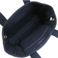 快速出貨!【TORY BURCH】素面帆布兩用包-深藍色-5
