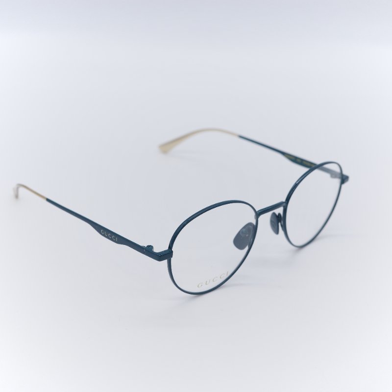 Gucci 古馳 圓框眼鏡 松石綠 圓框眼鏡-3