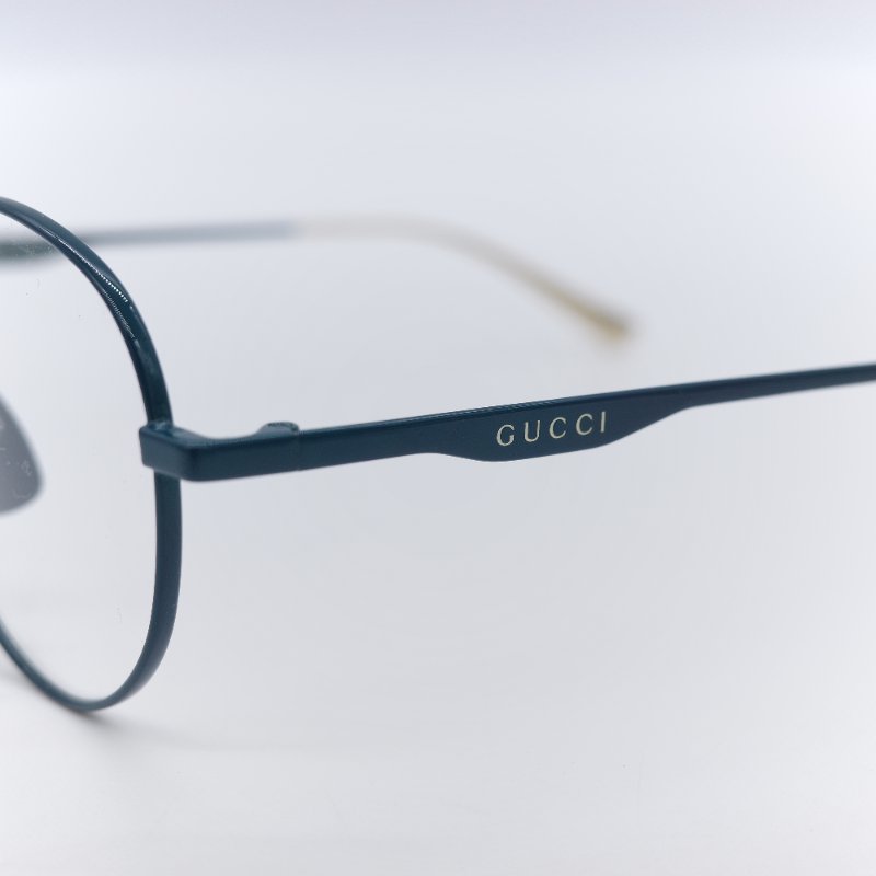 Gucci 古馳 圓框眼鏡 松石綠 圓框眼鏡-6