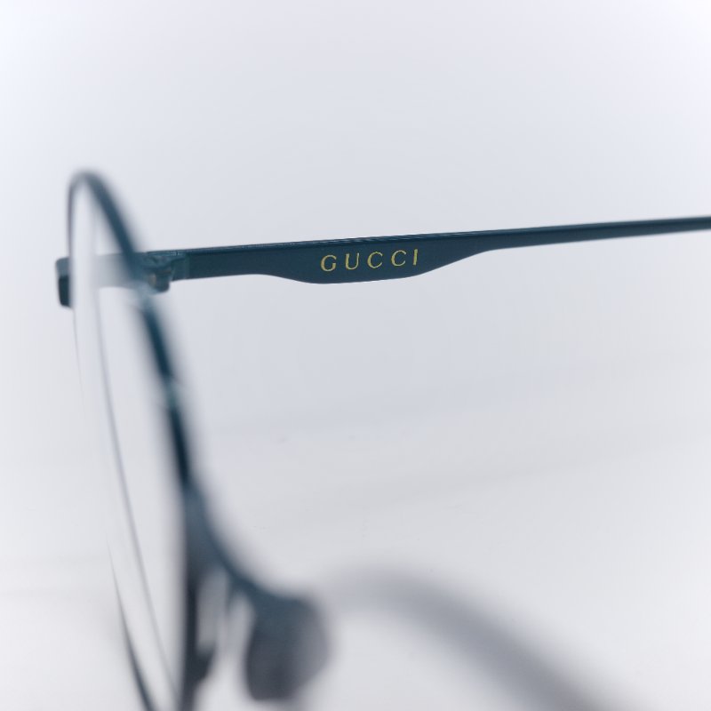 Gucci 古馳 圓框眼鏡 松石綠 圓框眼鏡-10