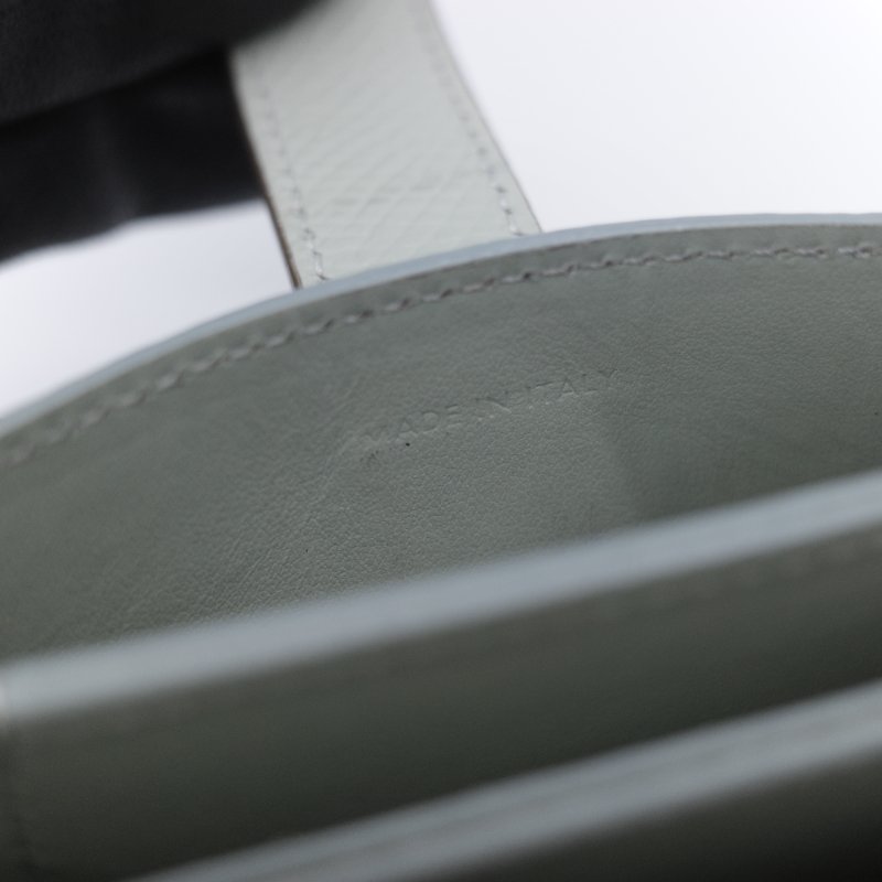 Celine 思琳 Small Strap 拼色 顆粒紋小牛皮 雙色風琴卡夾-15