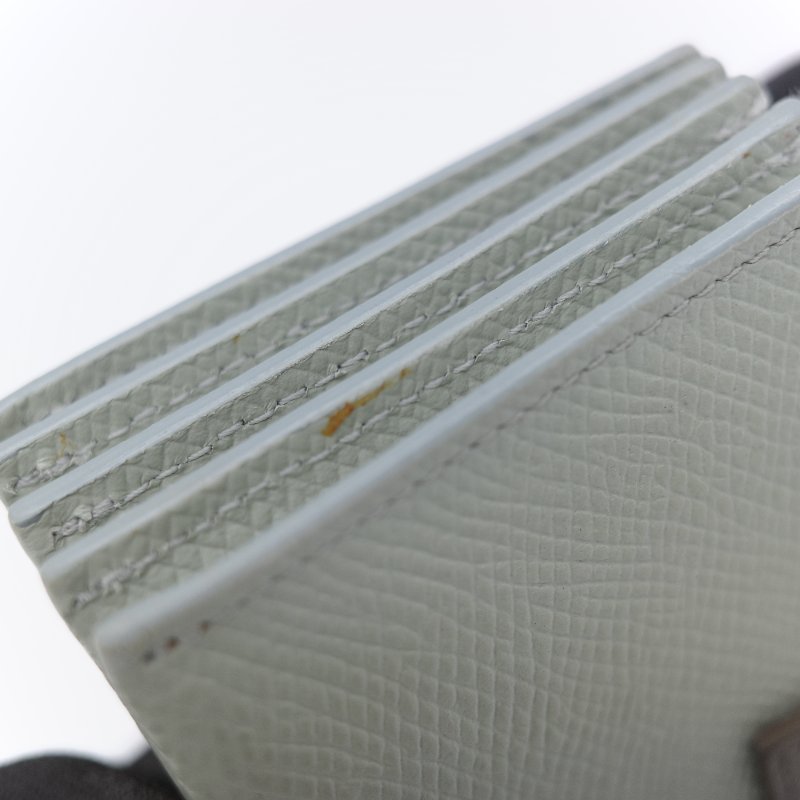 Celine 思琳 Small Strap 拼色 顆粒紋小牛皮 雙色風琴卡夾-17