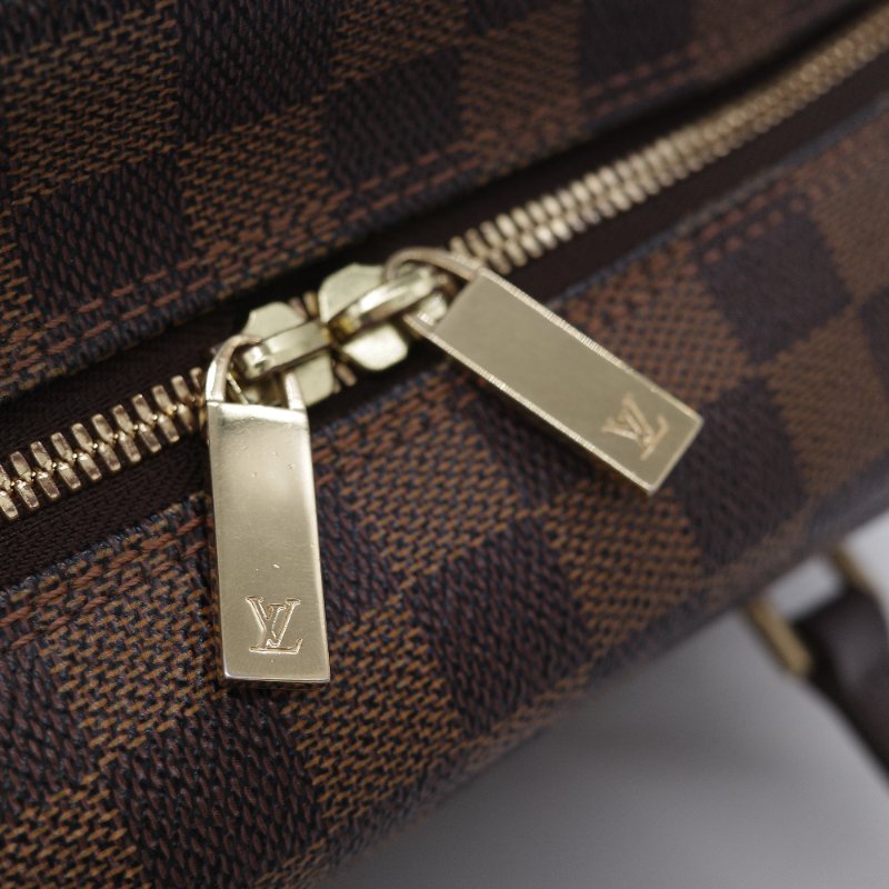 Louis Vuitton 路易威登 Damier Cité MM 經典棕色 棋盤格紋 帆布 牛皮 中號 手提包 肩背包 腋下包-10