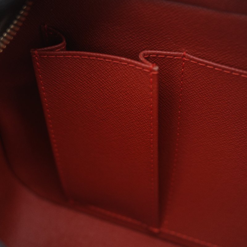 Louis Vuitton 路易威登 Damier Cité MM 經典棕色 棋盤格紋 帆布 牛皮 中號 手提包 肩背包 腋下包-25
