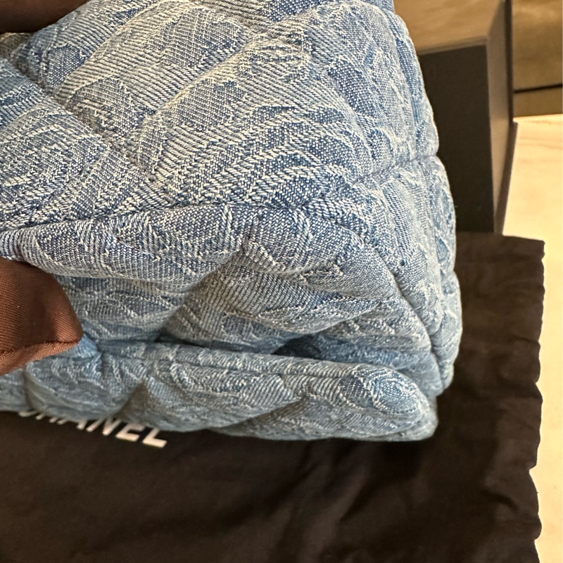 Chanel 牛仔愛心釦方胖子晶片款23P-5