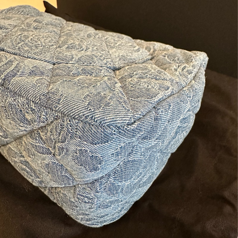 Chanel 牛仔愛心釦方胖子晶片款23P-6