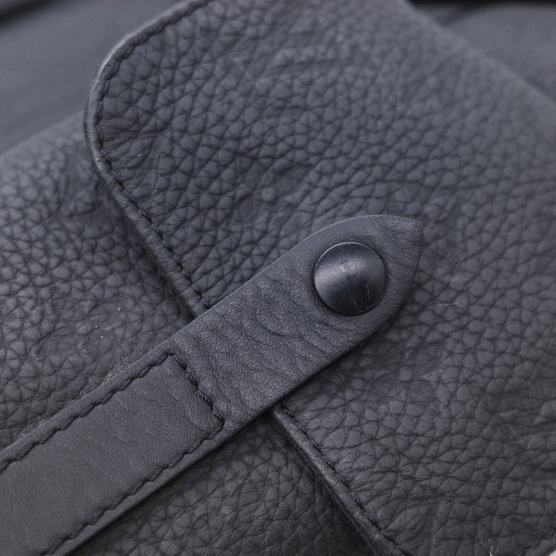 Louis Vuitton 路易威登 Christopher PM 黑色 顆粒小牛皮壓花登山後背包-15