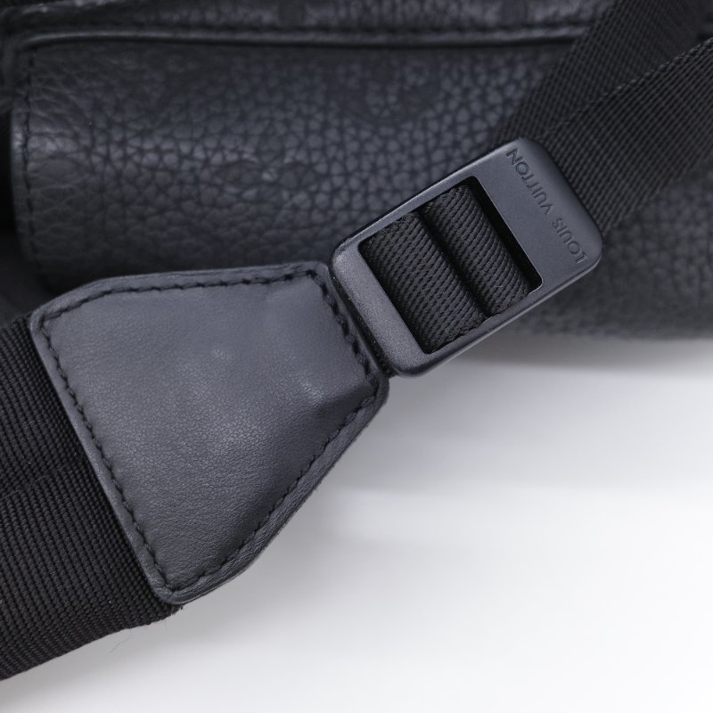 Louis Vuitton 路易威登 Christopher PM 黑色 顆粒小牛皮壓花登山後背包-23