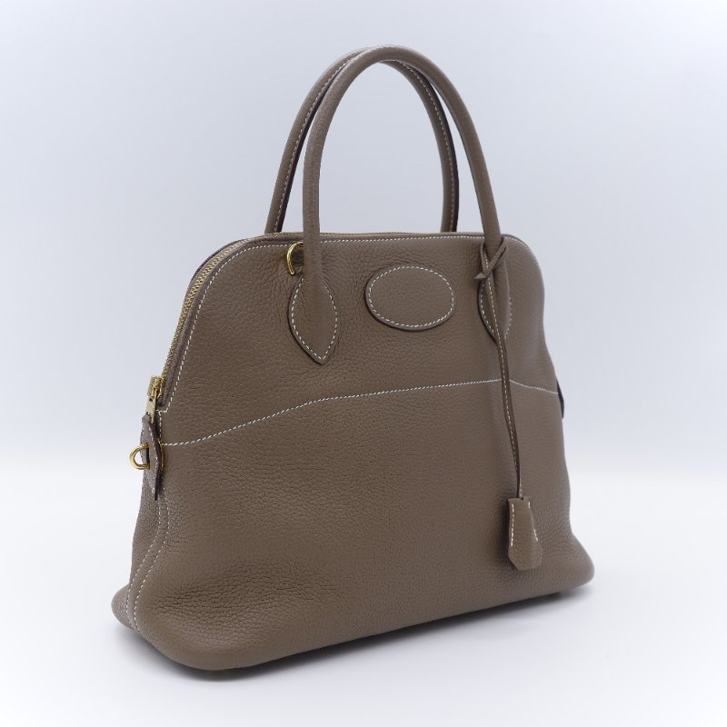 Hermès 愛馬仕 Bolide 31 大象灰 TC 皮 牛皮 手提包 保齡球包-2