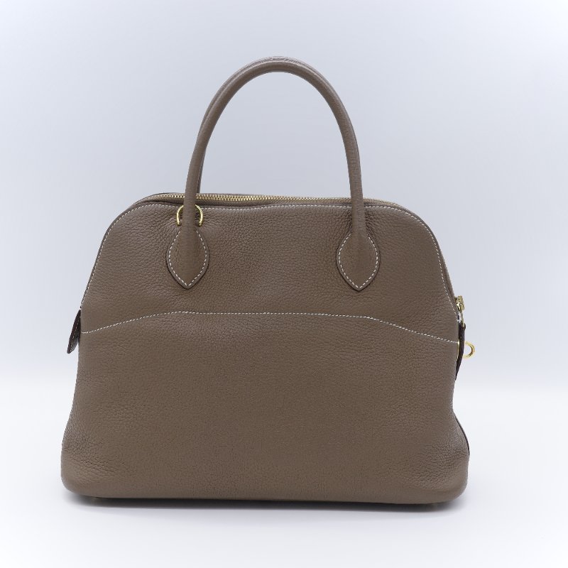 Hermès 愛馬仕 Bolide 31 大象灰 TC 皮 牛皮 手提包 保齡球包-4