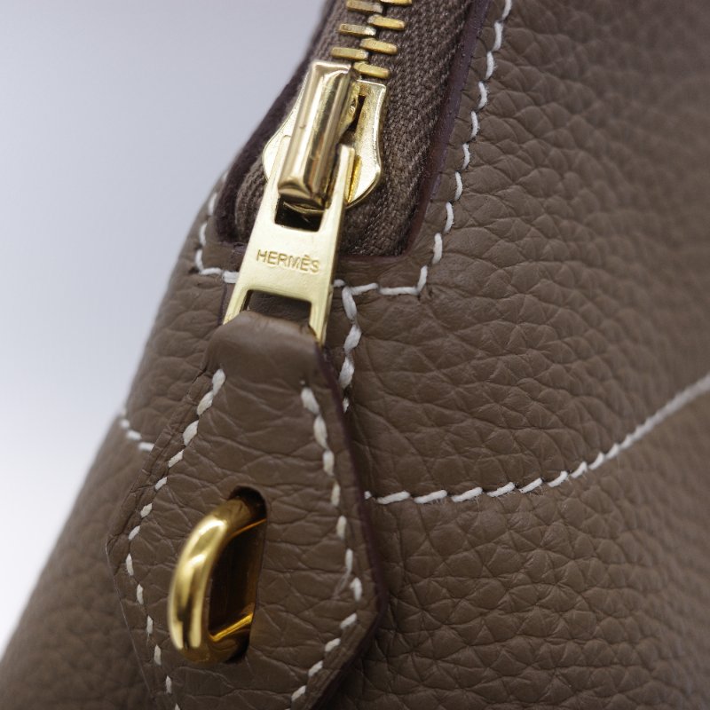 Hermès 愛馬仕 Bolide 31 大象灰 TC 皮 牛皮 手提包 保齡球包-11