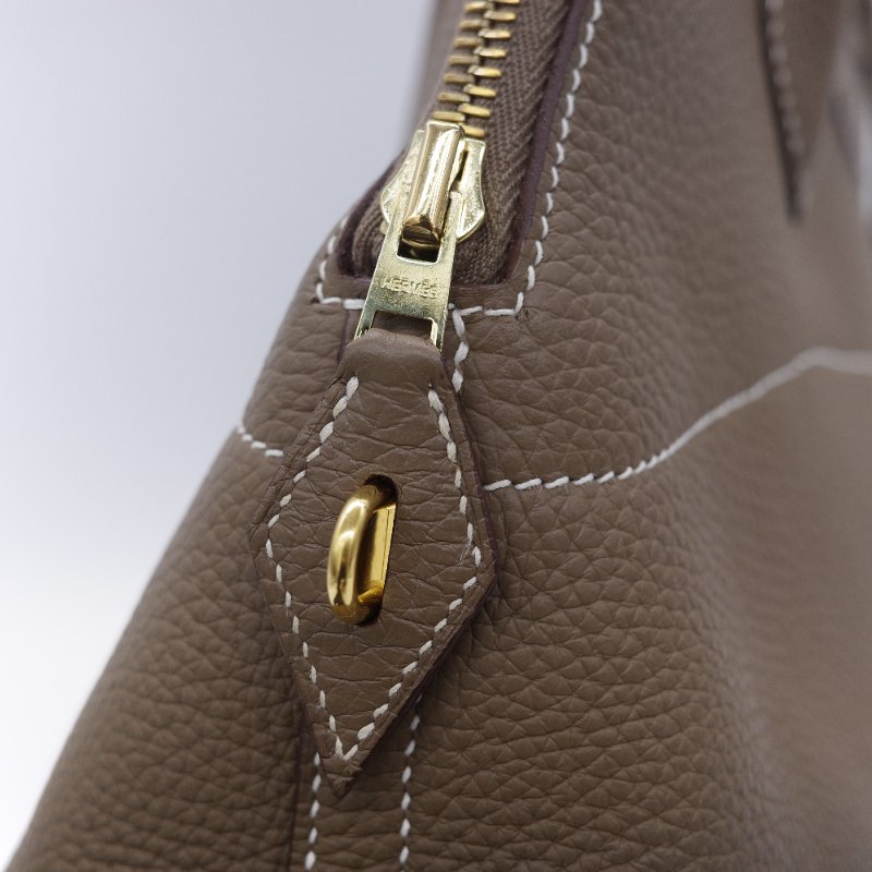 Hermès 愛馬仕 Bolide 31 大象灰 TC 皮 牛皮 手提包 保齡球包-12