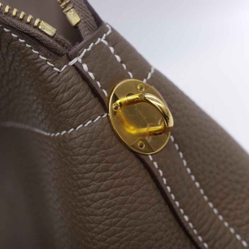 Hermès 愛馬仕 Bolide 31 大象灰 TC 皮 牛皮 手提包 保齡球包-13