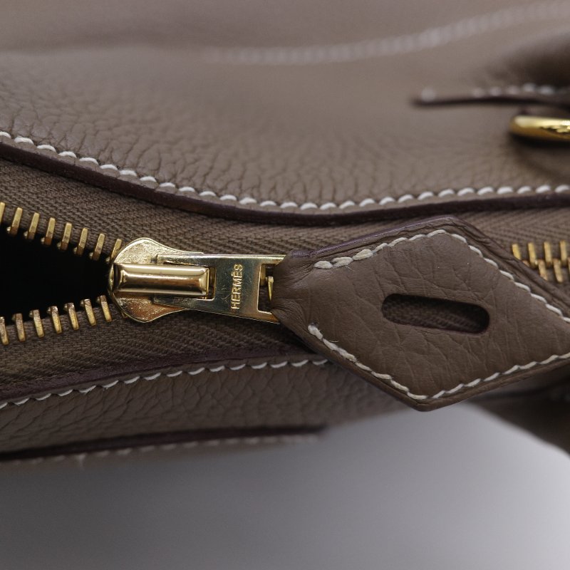 Hermès 愛馬仕 Bolide 31 大象灰 TC 皮 牛皮 手提包 保齡球包-14