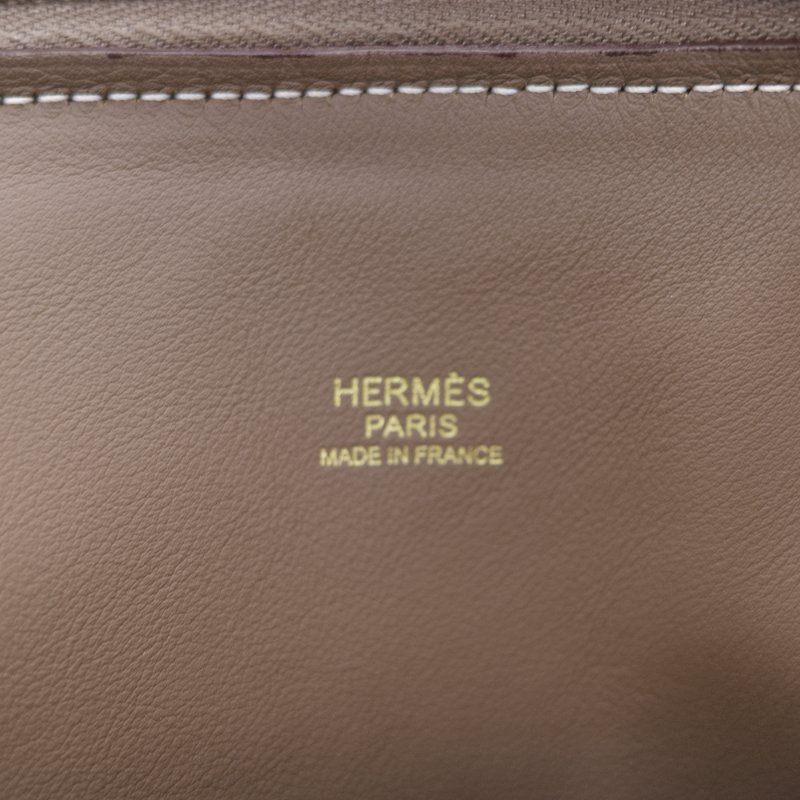 Hermès 愛馬仕 Bolide 31 大象灰 TC 皮 牛皮 手提包 保齡球包-18