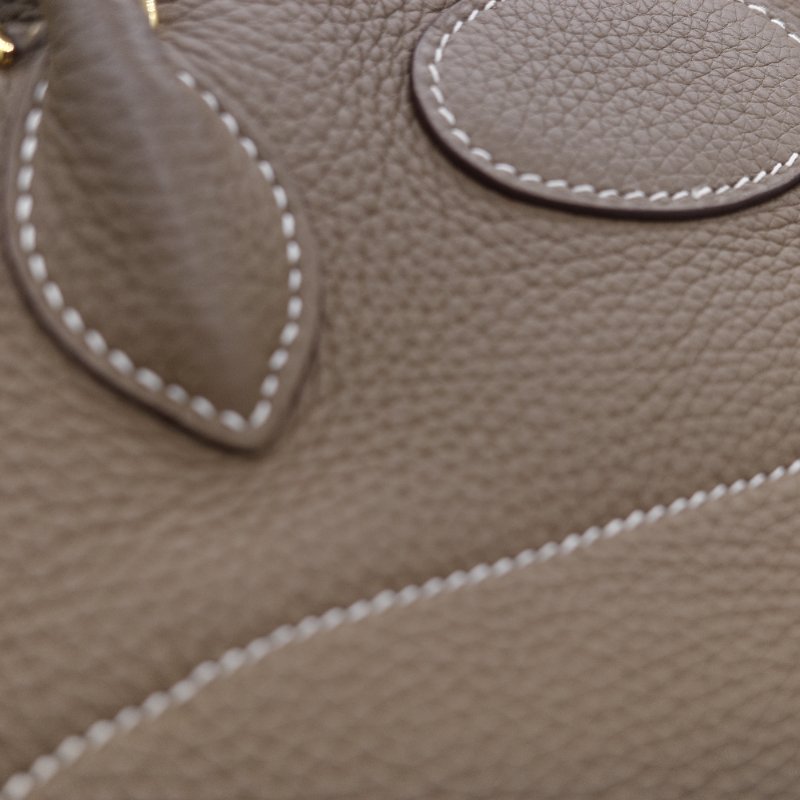 Hermès 愛馬仕 Bolide 31 大象灰 TC 皮 牛皮 手提包 保齡球包-19