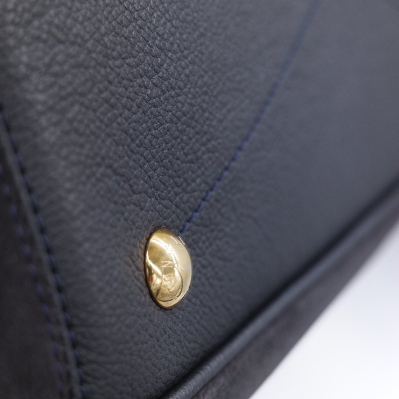 Louis Vuitton Sully GM 大號 路易威登  黑色牛皮 麂皮拼接 經典花紋 單肩包 手提包-7