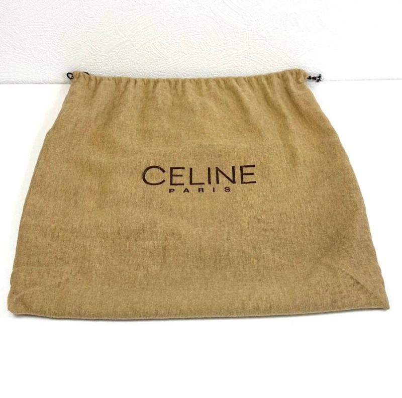 【CELINE 正品中古包】馬車標巧克力手提包/波士頓包-5