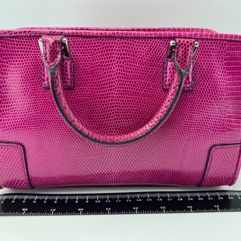 LOEWE 蜥蜴皮手提包-0