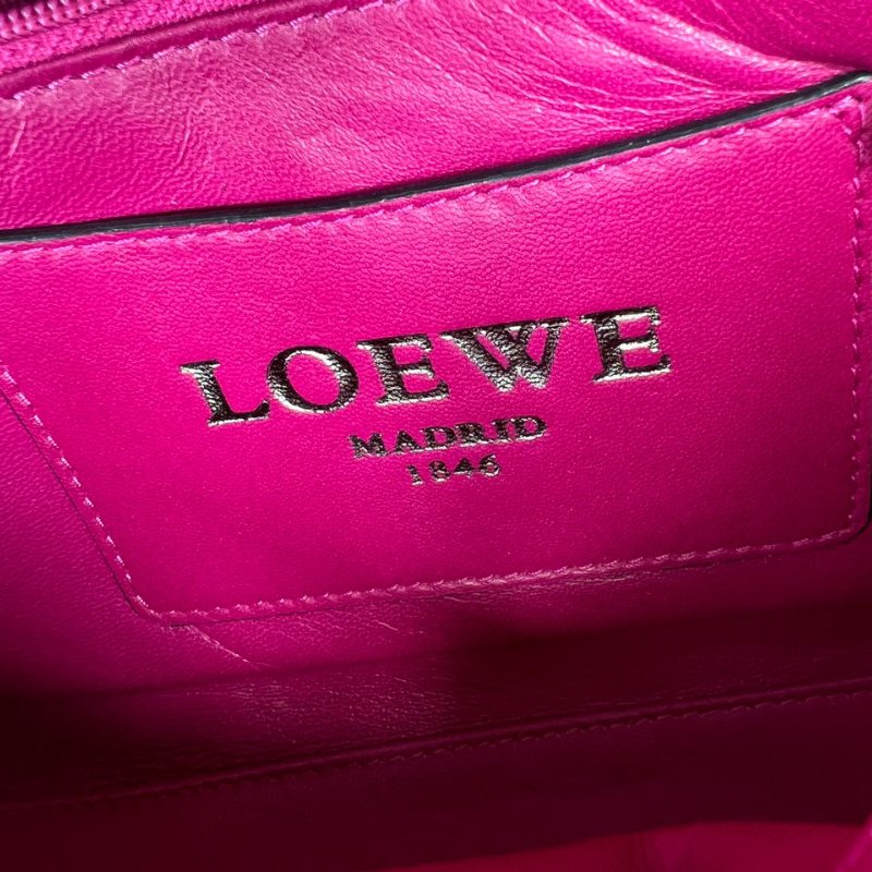 LOEWE 蜥蜴皮手提包-15